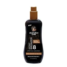 SPF 8 Spray Gel With Bronzer, Australian Gold 240ml